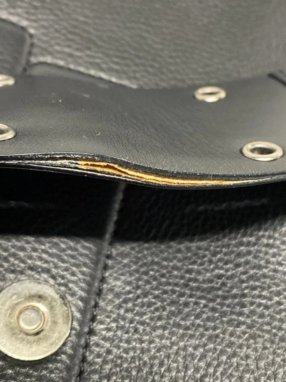 DIOR/ChristianDior Street Chic Black Leather Shoulder Bag - Picture 14 of 15